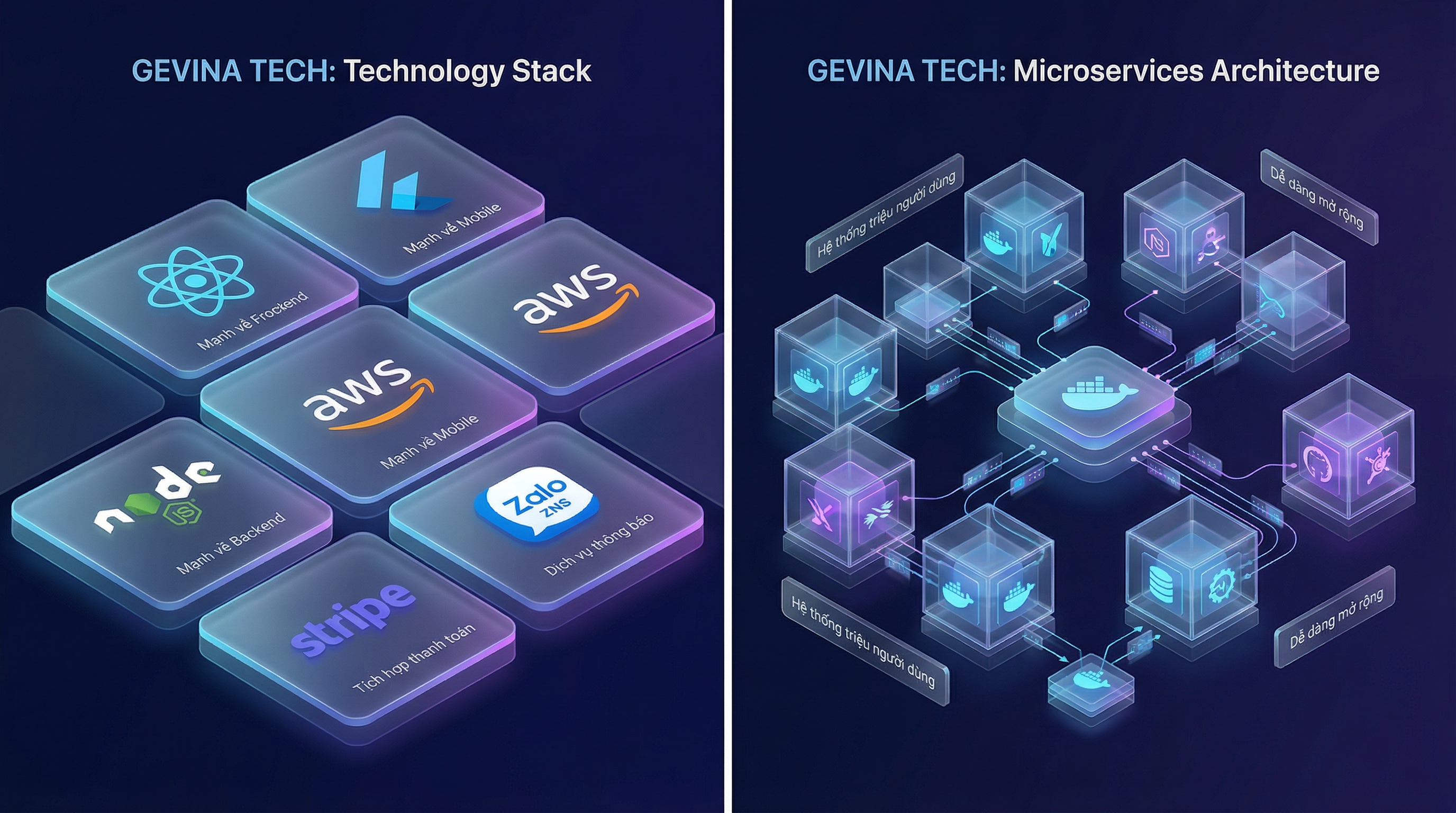 Gevina Tech Stack and Architecture